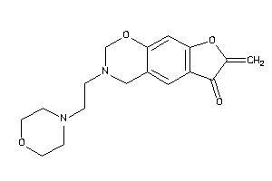 7-methylene-3-(2-morpholinoethyl)-2,4-dihydrofuro[3,2-g][1,3]benzoxazin-6-one