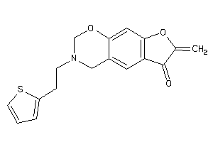 7-methylene-3-[2-(2-thienyl)ethyl]-2,4-dihydrofuro[3,2-g][1,3]benzoxazin-6-one