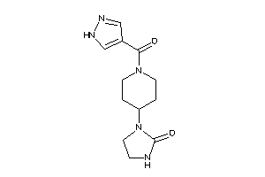 Image of 1-[1-(1H-pyrazole-4-carbonyl)-4-piperidyl]-2-imidazolidinone