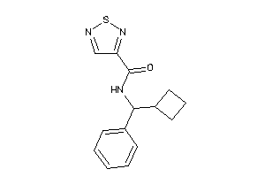 N-[cyclobutyl(phenyl)methyl]-1,2,5-thiadiazole-3-carboxamide