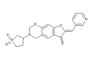 3-(1,1-diketothiolan-3-yl)-7-(3-pyridylmethylene)-2,4-dihydrofuro[3,2-g][1,3]benzoxazin-6-one