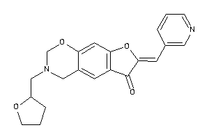 7-(3-pyridylmethylene)-3-(tetrahydrofurfuryl)-2,4-dihydrofuro[3,2-g][1,3]benzoxazin-6-one