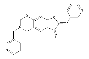 3-(3-pyridylmethyl)-7-(3-pyridylmethylene)-2,4-dihydrofuro[3,2-g][1,3]benzoxazin-6-one