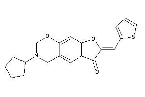Image of 3-cyclopentyl-7-(2-thenylidene)-2,4-dihydrofuro[3,2-g][1,3]benzoxazin-6-one