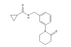 N-[3-(2-ketopiperidino)benzyl]cyclopropanecarboxamide