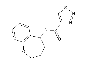 N-(2,3,4,5-tetrahydro-1-benzoxepin-5-yl)thiadiazole-4-carboxamide