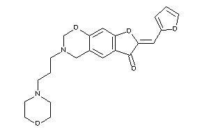 Image of 7-(2-furfurylidene)-3-(3-morpholinopropyl)-2,4-dihydrofuro[3,2-g][1,3]benzoxazin-6-one