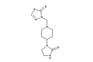 1-[1-[(2-thioxo-1,3,4-thiadiazol-3-yl)methyl]-4-piperidyl]-2-imidazolidinone