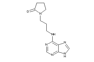 1-[3-(9H-purin-6-ylamino)propyl]-2-pyrrolidone