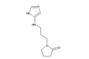 1-[3-(1H-imidazol-5-ylamino)propyl]-2-pyrrolidone