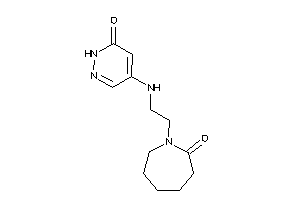 1-[2-[(6-keto-1H-pyridazin-4-yl)amino]ethyl]azepan-2-one