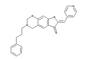 Image of 3-(3-phenylpropyl)-7-(4-pyridylmethylene)-2,4-dihydrofuro[3,2-g][1,3]benzoxazin-6-one