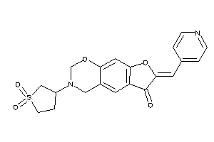 3-(1,1-diketothiolan-3-yl)-7-(4-pyridylmethylene)-2,4-dihydrofuro[3,2-g][1,3]benzoxazin-6-one