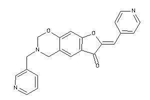 3-(3-pyridylmethyl)-7-(4-pyridylmethylene)-2,4-dihydrofuro[3,2-g][1,3]benzoxazin-6-one