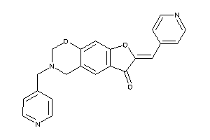 Image of 3-(4-pyridylmethyl)-7-(4-pyridylmethylene)-2,4-dihydrofuro[3,2-g][1,3]benzoxazin-6-one