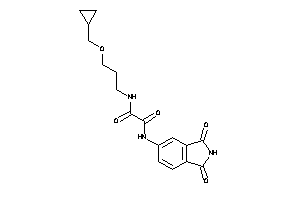 N-[3-(cyclopropylmethoxy)propyl]-N'-(1,3-diketoisoindolin-5-yl)oxamide