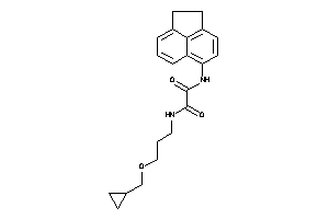 N'-acenaphthen-5-yl-N-[3-(cyclopropylmethoxy)propyl]oxamide