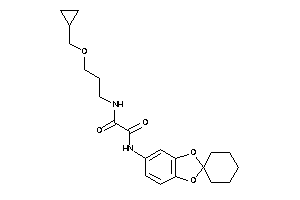 N-[3-(cyclopropylmethoxy)propyl]-N'-spiro[1,3-benzodioxole-2,1'-cyclohexane]-5-yl-oxamide