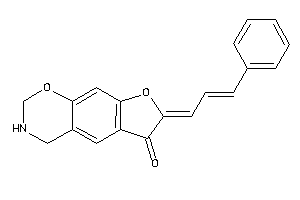 Image of 7-cinnamylidene-3,4-dihydro-2H-furo[3,2-g][1,3]benzoxazin-6-one