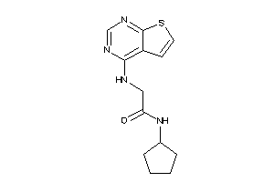 N-cyclopentyl-2-(thieno[2,3-d]pyrimidin-4-ylamino)acetamide