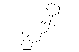 Image of 2-(3-besylpropyl)-1,2-thiazolidine 1,1-dioxide