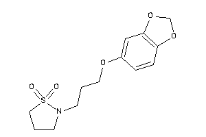 2-[3-(1,3-benzodioxol-5-yloxy)propyl]-1,2-thiazolidine 1,1-dioxide