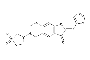Image of 3-(1,1-diketothiolan-3-yl)-7-(2-thenylidene)-2,4-dihydrofuro[3,2-g][1,3]benzoxazin-6-one