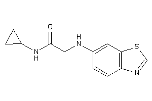 2-(1,3-benzothiazol-6-ylamino)-N-cyclopropyl-acetamide