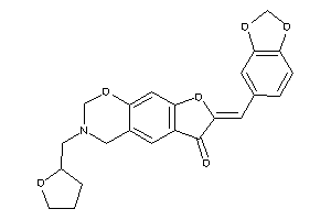 Image of 7-piperonylidene-3-(tetrahydrofurfuryl)-2,4-dihydrofuro[3,2-g][1,3]benzoxazin-6-one