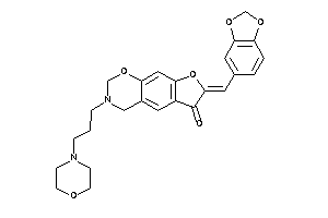 3-(3-morpholinopropyl)-7-piperonylidene-2,4-dihydrofuro[3,2-g][1,3]benzoxazin-6-one
