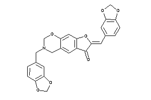 Image of 3-piperonyl-7-piperonylidene-2,4-dihydrofuro[3,2-g][1,3]benzoxazin-6-one