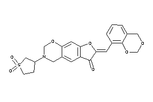7-(4H-1,3-benzodioxin-8-ylmethylene)-3-(1,1-diketothiolan-3-yl)-2,4-dihydrofuro[3,2-g][1,3]benzoxazin-6-one