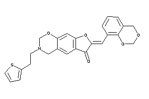 Image of 7-(4H-1,3-benzodioxin-8-ylmethylene)-3-[2-(2-thienyl)ethyl]-2,4-dihydrofuro[3,2-g][1,3]benzoxazin-6-one