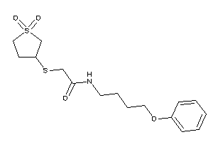 2-[(1,1-diketothiolan-3-yl)thio]-N-(4-phenoxybutyl)acetamide