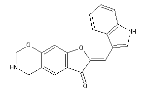 Image of 7-(1H-indol-3-ylmethylene)-3,4-dihydro-2H-furo[3,2-g][1,3]benzoxazin-6-one