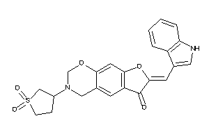 3-(1,1-diketothiolan-3-yl)-7-(1H-indol-3-ylmethylene)-2,4-dihydrofuro[3,2-g][1,3]benzoxazin-6-one
