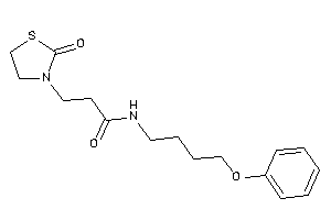 3-(2-ketothiazolidin-3-yl)-N-(4-phenoxybutyl)propionamide