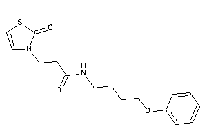 3-(2-keto-4-thiazolin-3-yl)-N-(4-phenoxybutyl)propionamide