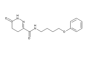 6-keto-N-(4-phenoxybutyl)-4,5-dihydro-1H-pyridazine-3-carboxamide