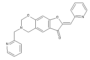 3-(2-pyridylmethyl)-7-(2-pyridylmethylene)-2,4-dihydrofuro[3,2-g][1,3]benzoxazin-6-one