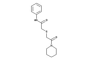 2-[(2-keto-2-piperidino-ethyl)thio]-N-phenyl-acetamide