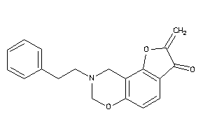 2-methylene-8-phenethyl-7,9-dihydrofuro[2,3-f][1,3]benzoxazin-3-one