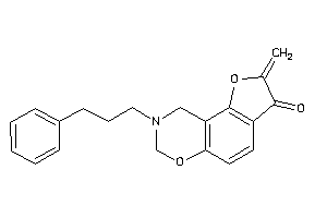Image of 2-methylene-8-(3-phenylpropyl)-7,9-dihydrofuro[2,3-f][1,3]benzoxazin-3-one