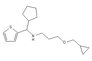 Image of [cyclopentyl(2-thienyl)methyl]-[3-(cyclopropylmethoxy)propyl]amine