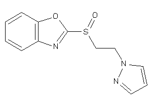 2-(2-pyrazol-1-ylethylsulfinyl)-1,3-benzoxazole