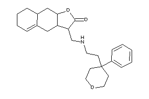 Image of 3-[[2-(4-phenyltetrahydropyran-4-yl)ethylamino]methyl]-3a,4,6,7,8,8a,9,9a-octahydro-3H-benzo[f]benzofuran-2-one