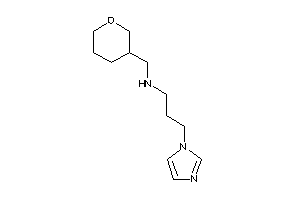 3-imidazol-1-ylpropyl(tetrahydropyran-3-ylmethyl)amine