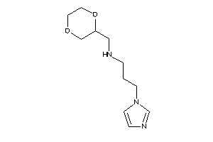 Image of 1,4-dioxan-2-ylmethyl(3-imidazol-1-ylpropyl)amine