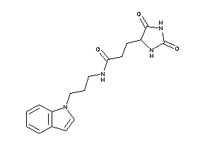 3-(2,5-diketoimidazolidin-4-yl)-N-(3-indol-1-ylpropyl)propionamide