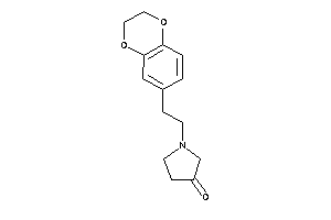 1-[2-(2,3-dihydro-1,4-benzodioxin-6-yl)ethyl]-3-pyrrolidone